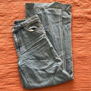 Size 8, Wide Leg Ralph Lauren Jeans